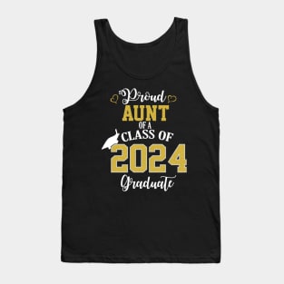 proud aunt of a class of 2024 graduate Tank Top